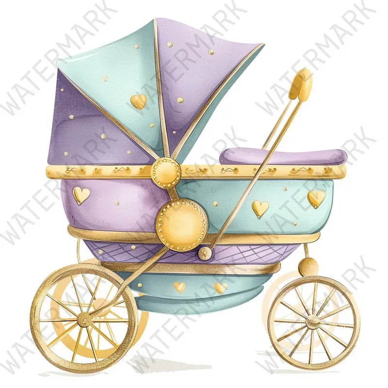 Baby Shower Cliparts Midjourney Prompt | PromptBase