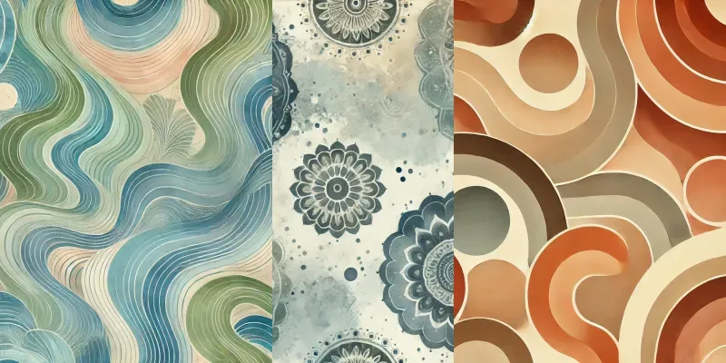 Calming Abstract Patterns For Therapy Generator App | PromptBase