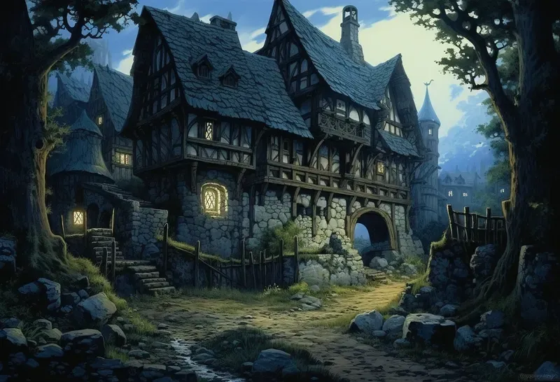old-school-rpg-fantasy-towns-midjourney-prompt-promptbase