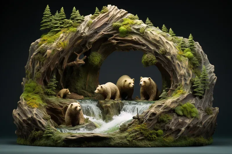 Realistic Animal Carvings Midjourney Prompt | PromptBase