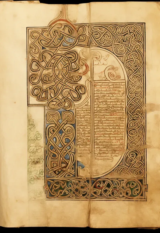 Medieval Irish Codices Midjourney Prompt | PromptBase