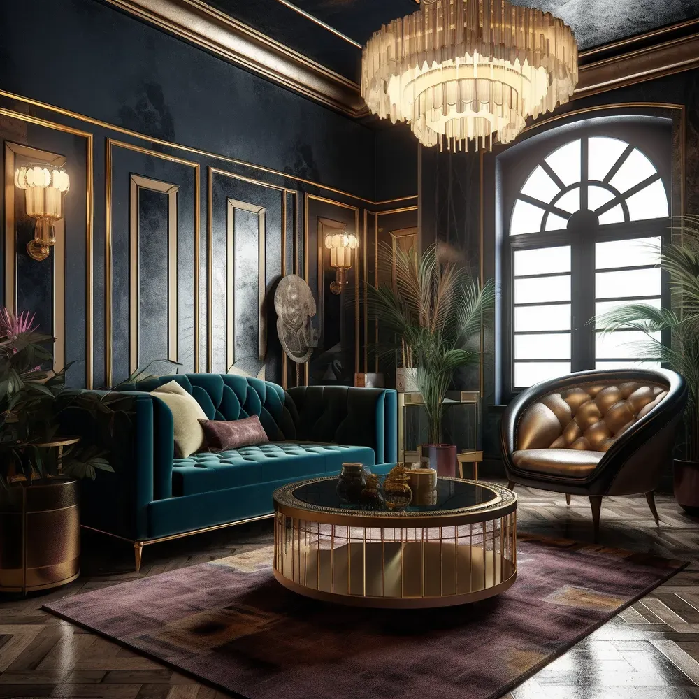 Art Deco Interior Designs Midjourney Prompt | PromptBase
