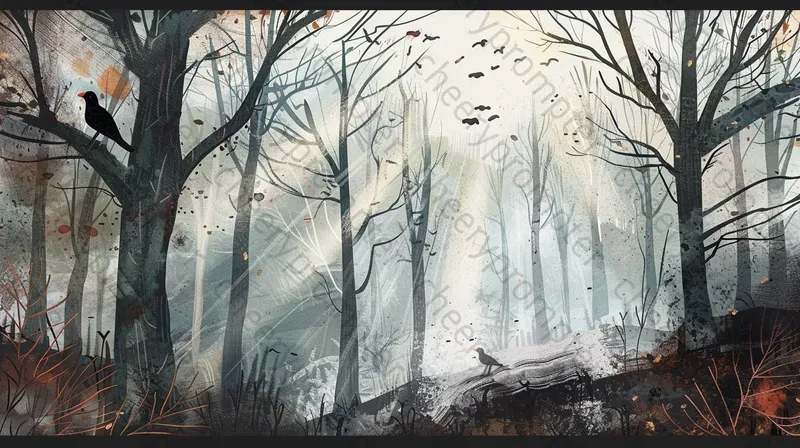 Woodland Storybook Illustrations Midjourney Prompt | PromptBase