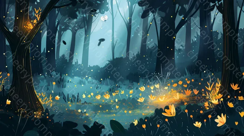 Woodland Storybook Illustrations Midjourney Prompt | PromptBase