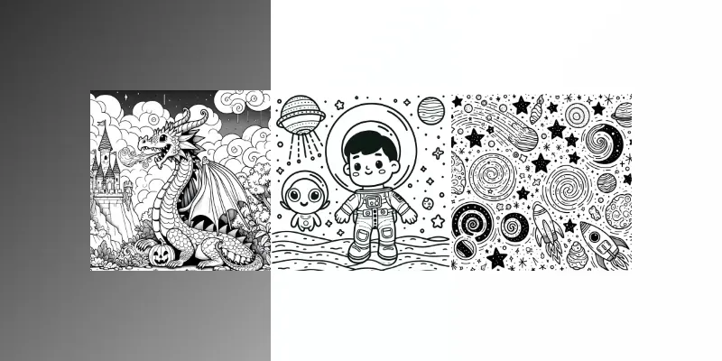 High Quality Coloring Book Generator App | PromptBase