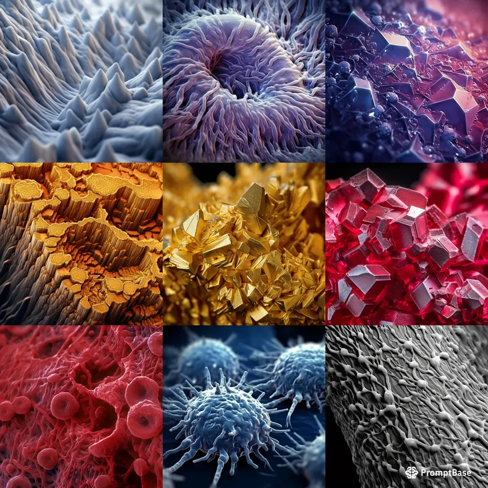 Electron Microscope Shots Midjourney Prompt | PromptBase