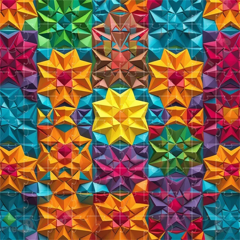 Colourful Repetitive Geometric Patterns Midjourney Prompt | PromptBase
