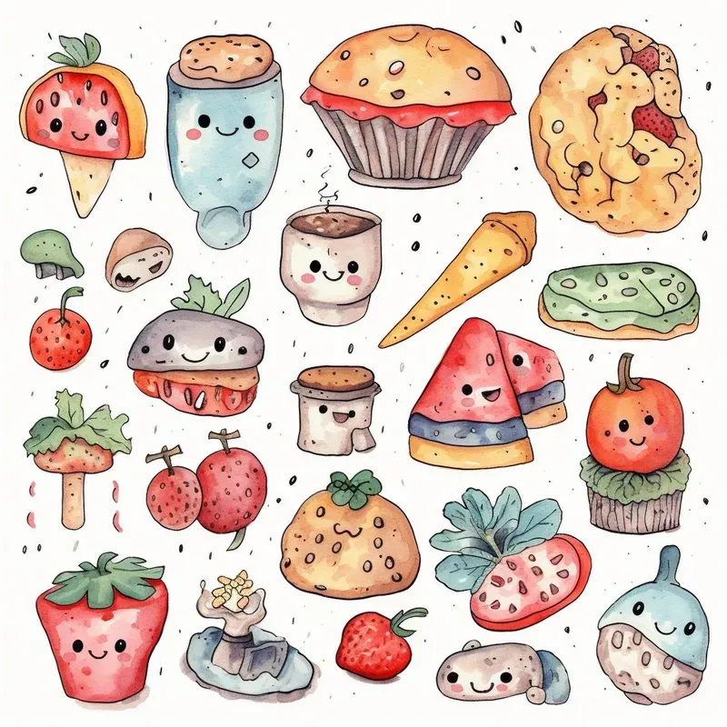 Captivating Clipart Collections Midjourney Prompt | PromptBase
