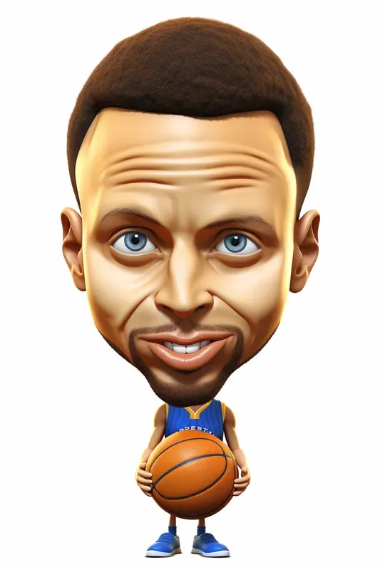 Funny caricatures of famous sportsmen midjourney prompt promptbase