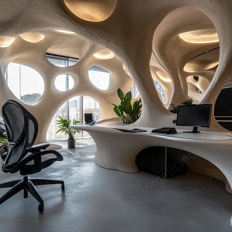 Biomimetic Interior Designs Midjourney Prompt | PromptBase