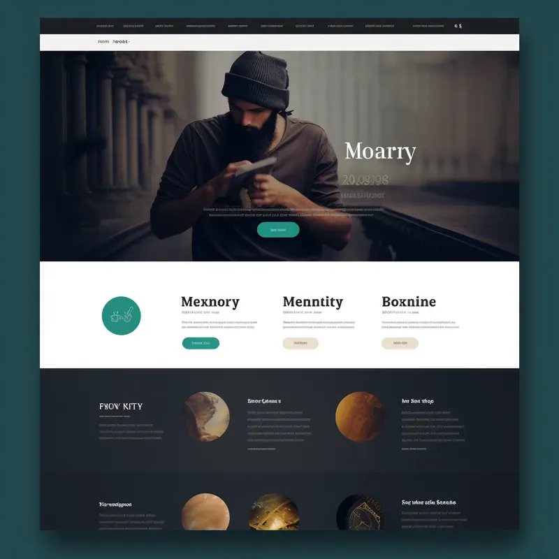 Customizable Website Design Ideas Midjourney Prompt | PromptBase