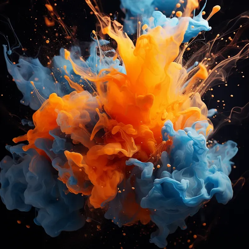 Color Splash Real Hyperrealistic Color Splash Creations Midjourney Prompt | PromptBase