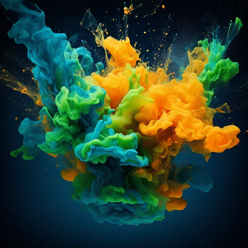 Color Splash Real Hyperrealistic Color Splash Creations Midjourney Prompt | PromptBase