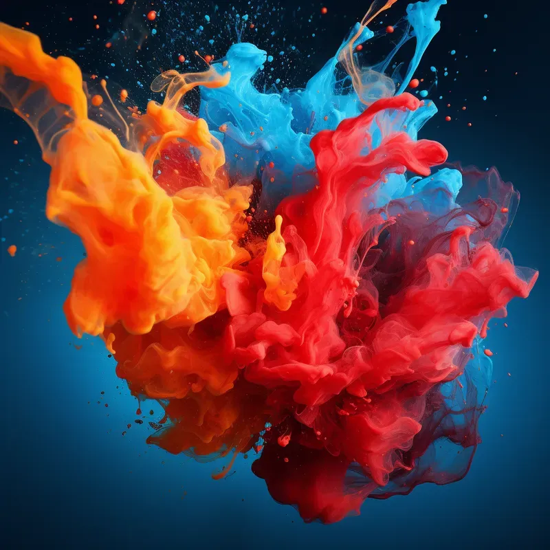 Color Splash Real Hyperrealistic Color Splash Creations Midjourney Prompt | PromptBase