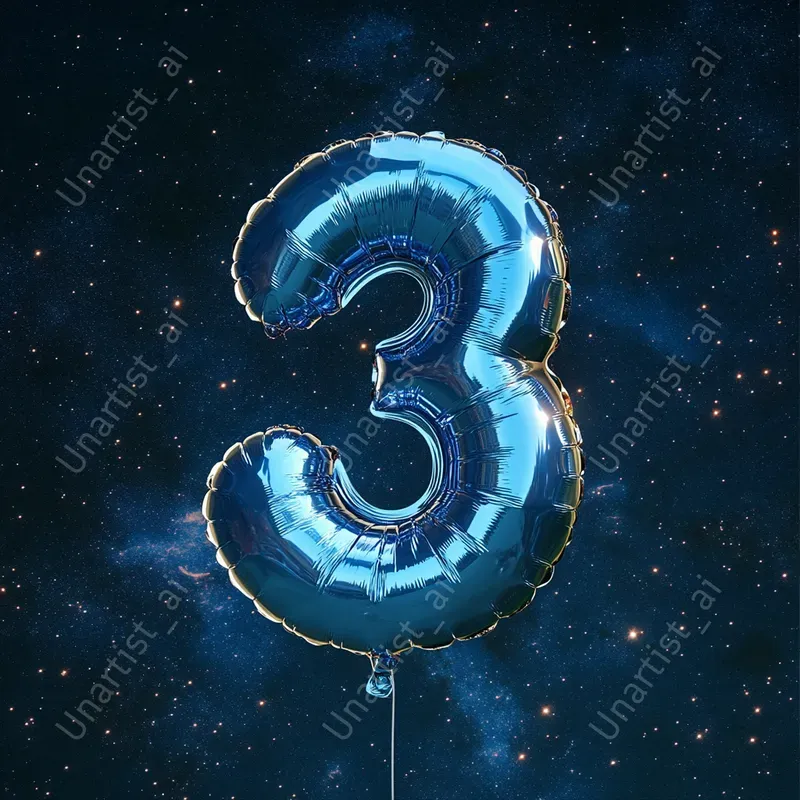 Floating Numbers Balloon Floating Number Balloon Designs Midjourney Prompt | PromptBase