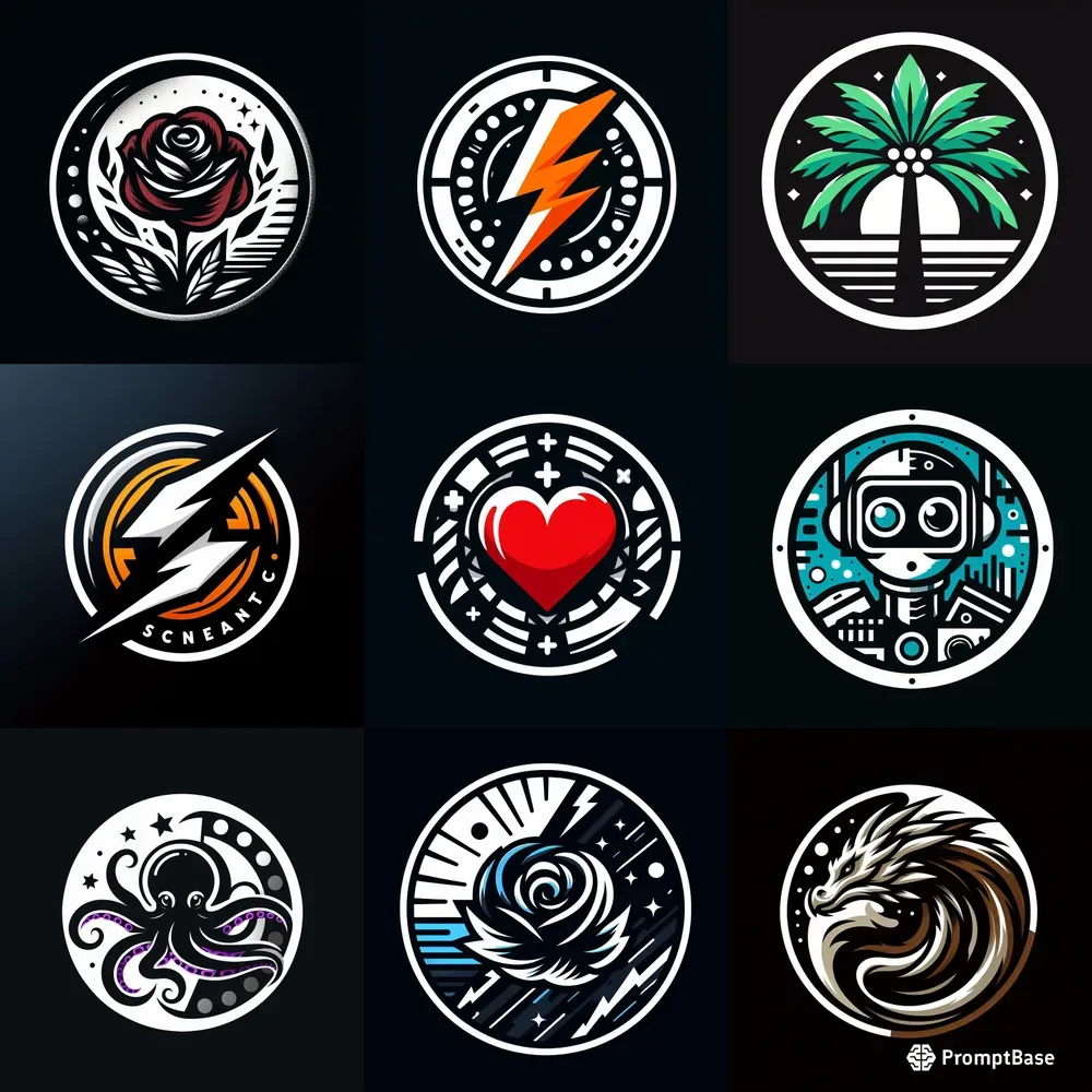 Simple Graphic Logos DALL·E Prompt | PromptBase