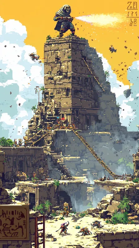Retro Arcade Game Pixel Art Concepts Midjourney Prompt PromptBase