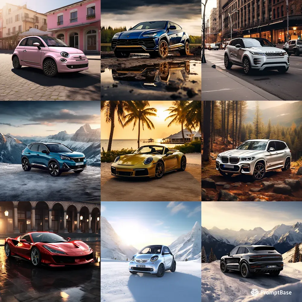 Car Advertisements Midjourney Prompt | PromptBase