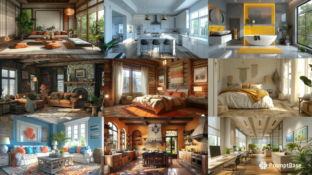 Innovative Interiors Midjourney Prompt | PromptBase