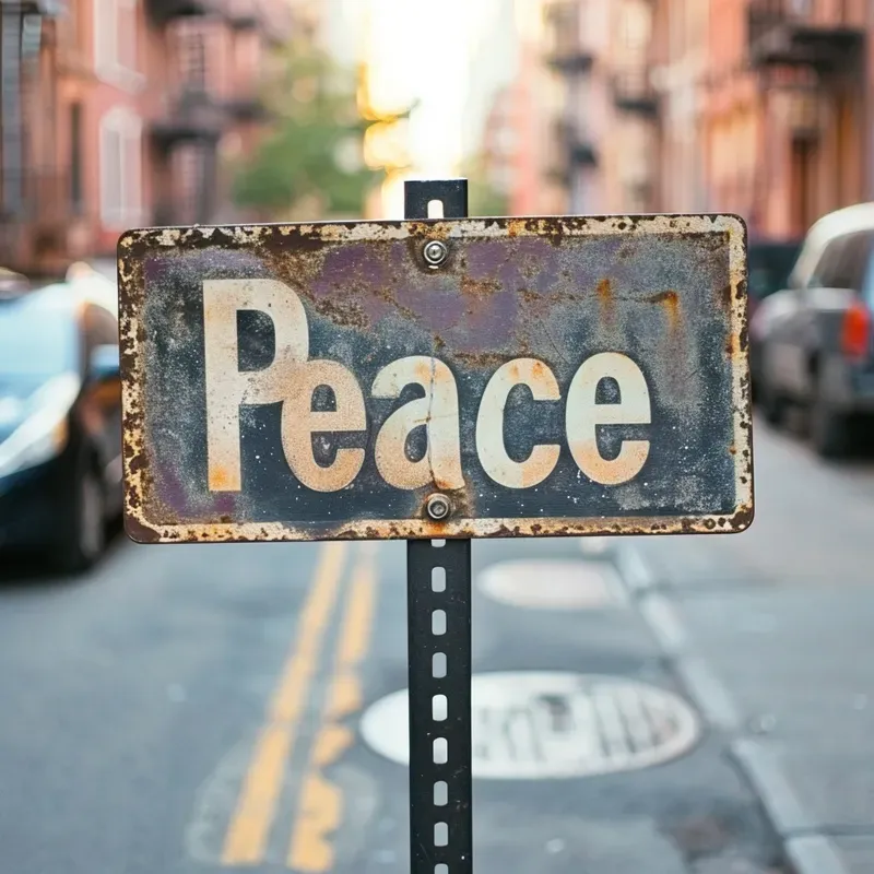 City Signs Customizable Texts Midjourney Prompt | PromptBase