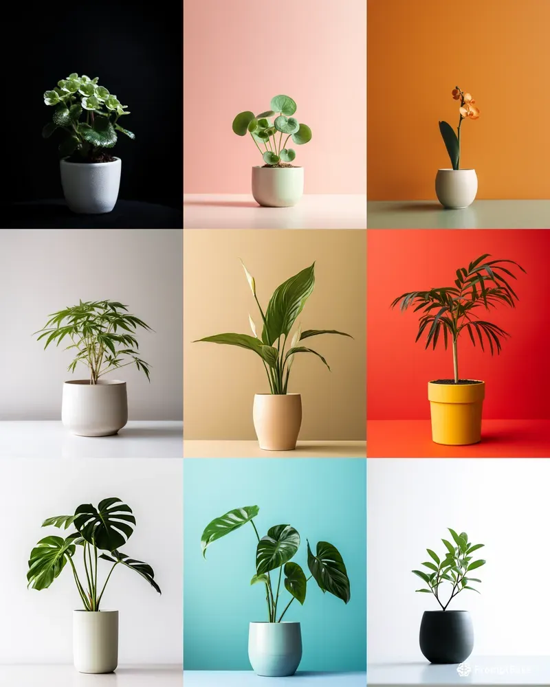 Using indoor plants to soften minimalism and connect with nature
