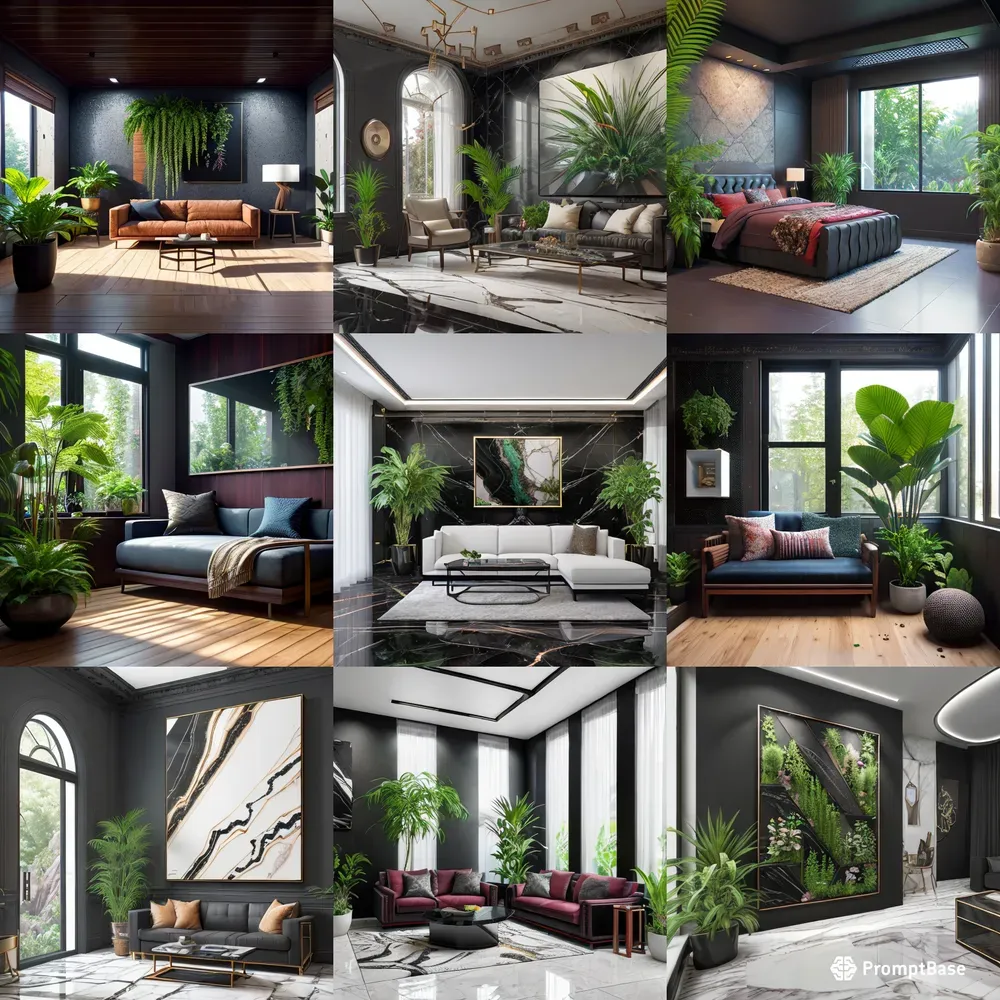 Image showcasing Luxury Interior Design Concepts Ideas Stable Diffusion Prompt | PromptBase