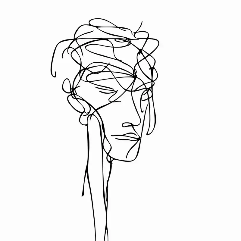 One Line Minimal Drawings Of Any Subject Midjourney Prompt | PromptBase