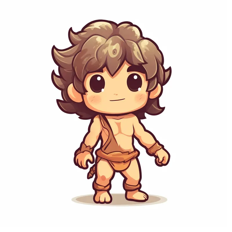 Chibi Gradient Cute Characters Midjourney Prompt | PromptBase