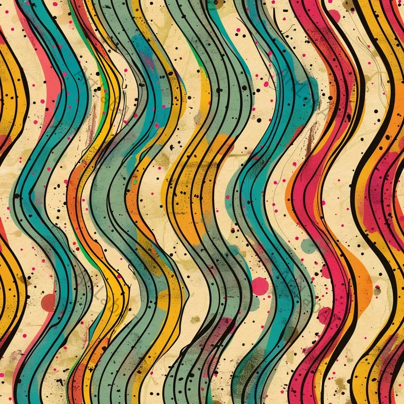 Retro Seamless Scene Patterns Midjourney Prompt | PromptBase