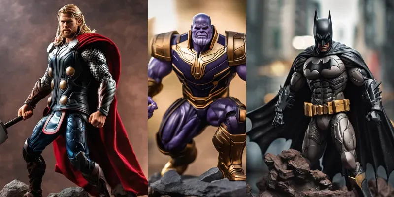 Superheroes Figures Stable Diffusion Prompt | PromptBase