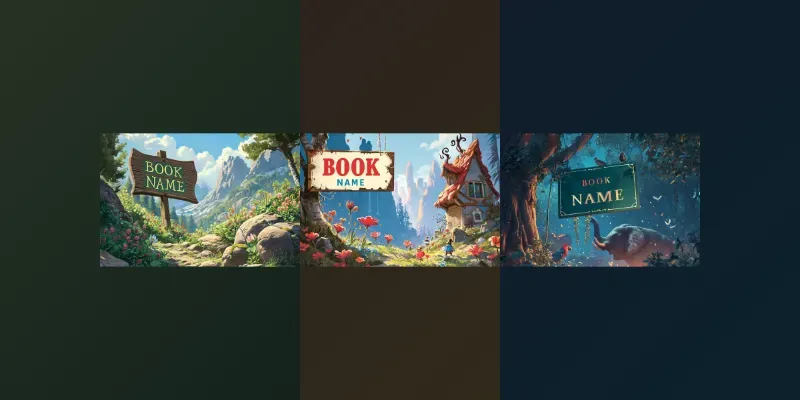 Childrens Book Cover Illustration Midjourney Prompt | PromptBase