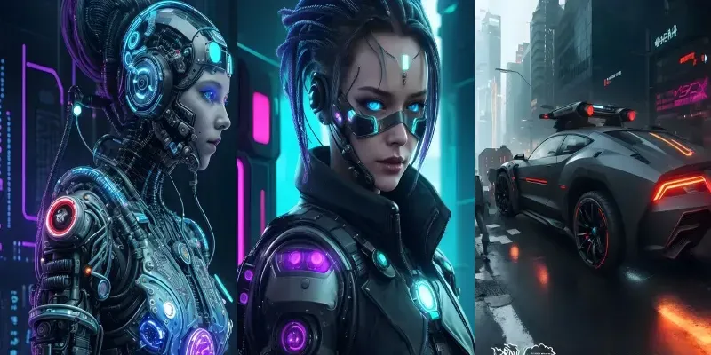 Ai Cyberpunk Futuristic Art Designs Leonardo Ai Prompt | PromptBase