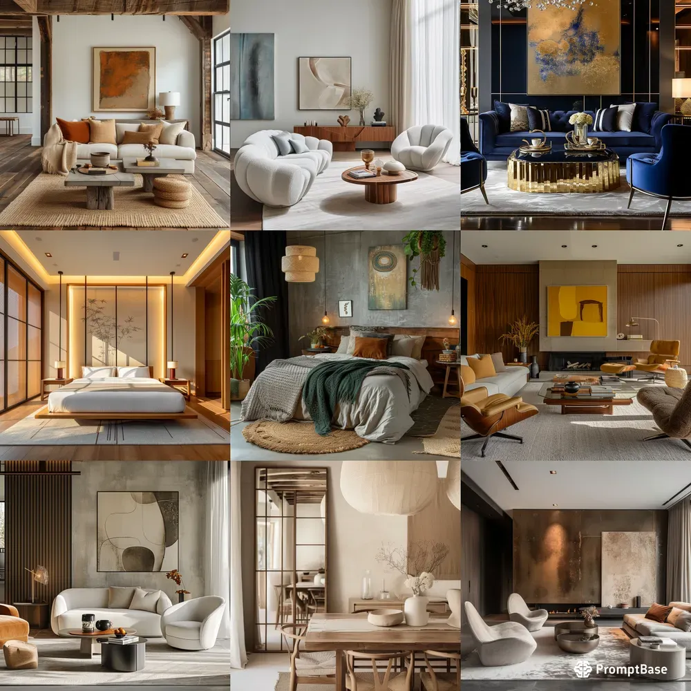 Photos For Interior Design Midjourney Prompt | PromptBase