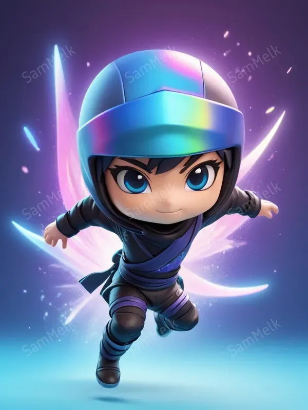 Dynamic Chibi Characters In 3D Leonardo Ai Prompt | PromptBase