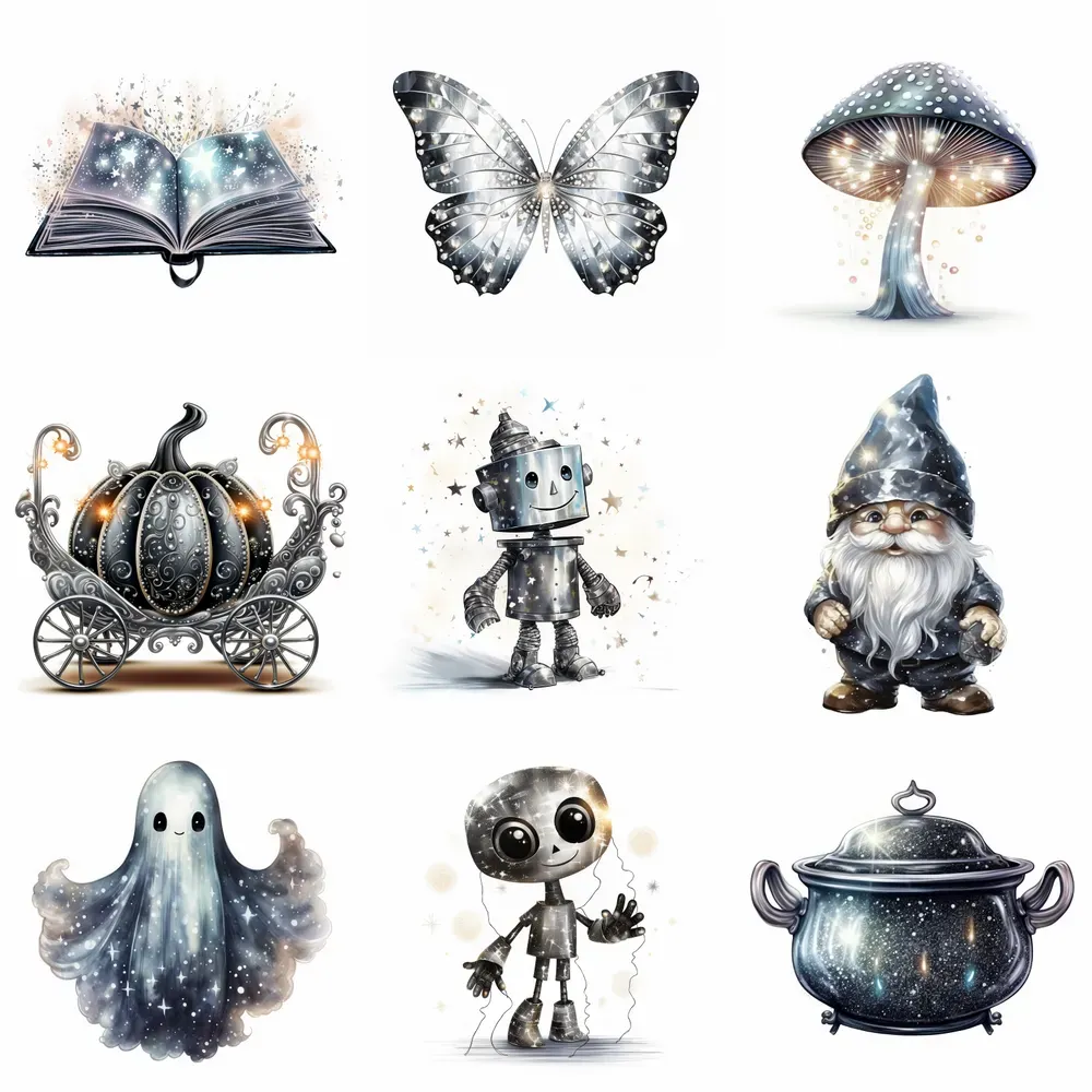 Fantasy Illustrations Fairytale Cliparts Midjourney Prompt | PromptBase
