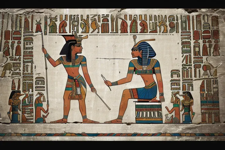 Ancient Egyptian Wall Paintings Stable Diffusion Prompt PromptBase