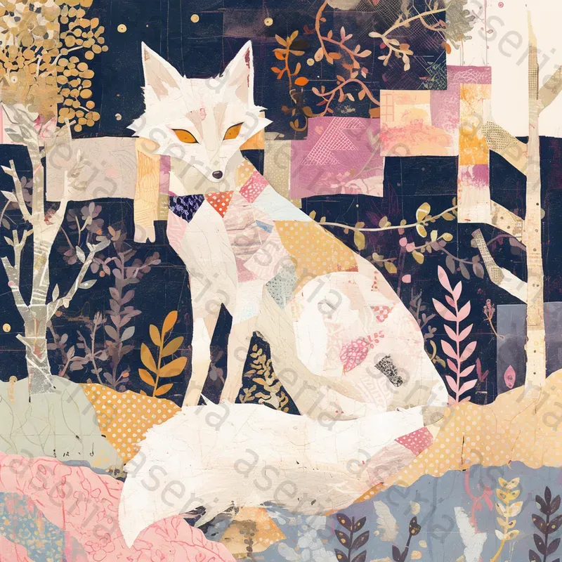 Surreal Multi Fabric Patchwork Scenes Midjourney Prompt | PromptBase