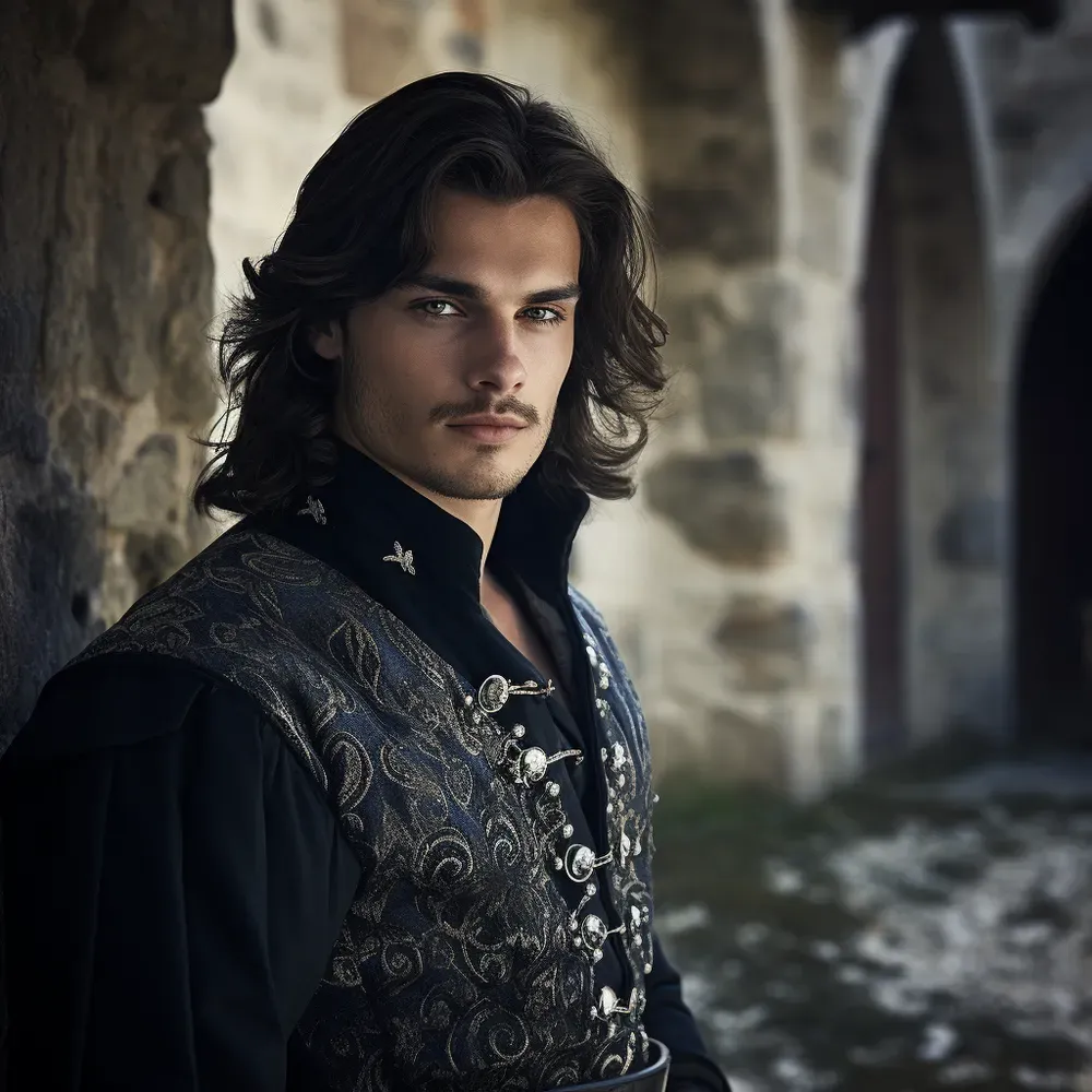 Attractive Men In Medieval Dresses Midjourney Prompt PromptBase