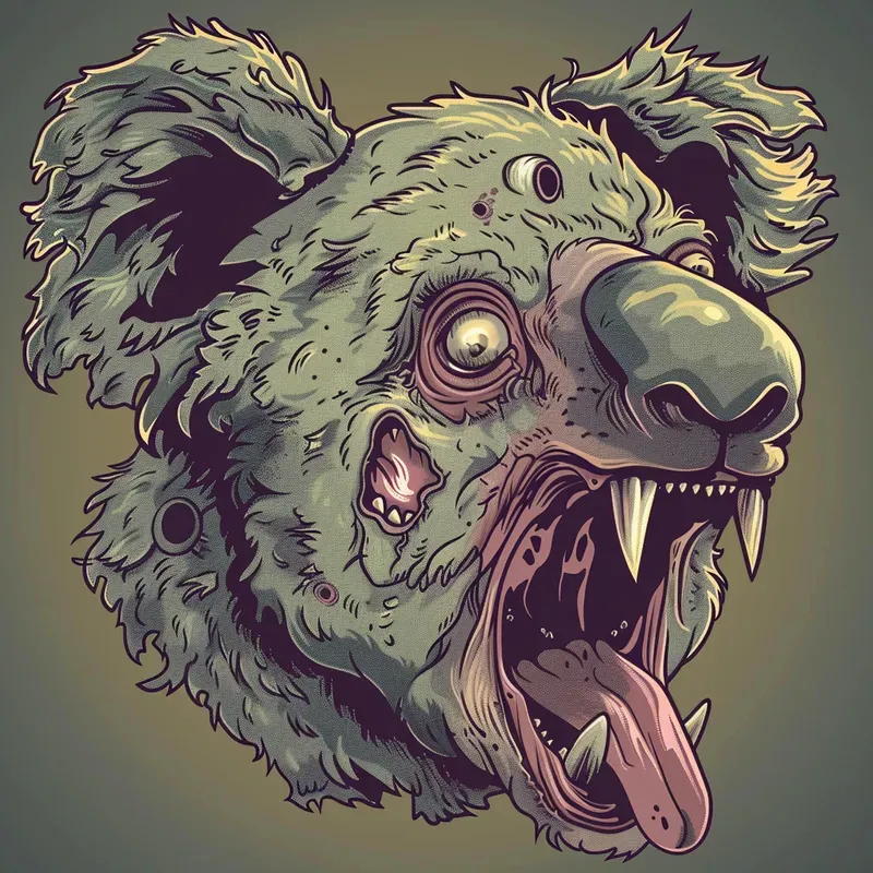 Decomposed Horror Animal Head Midjourney Prompt | PromptBase