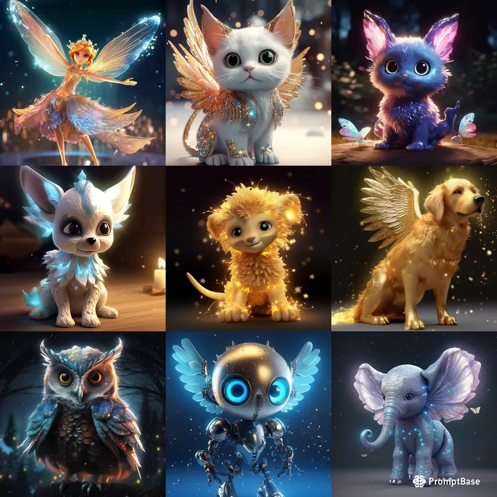 Morph Magic Rabbit Magical Critter Morphs Midjourney Prompt | PromptBase