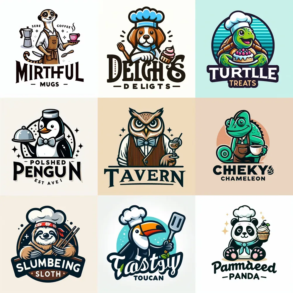 Unbnt Cheeky Mascot Logos DALL·E Prompt | PromptBase