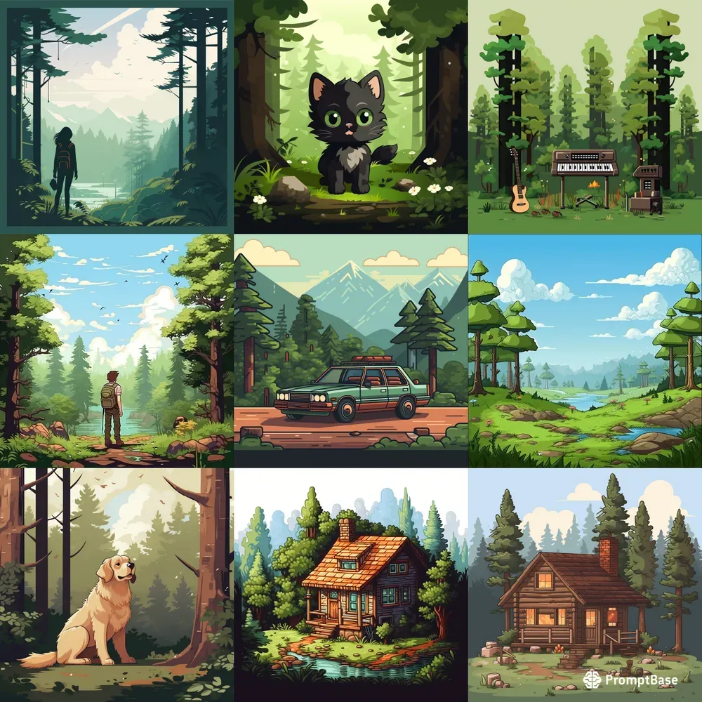 Pixel Art Illustrations Midjourney Prompt | PromptBase