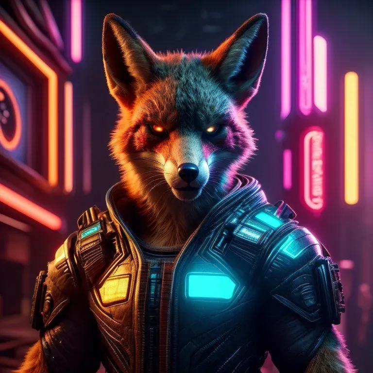 Super Cyberpunk Anthro Furry Characters Stable Diffusion Prompt ...