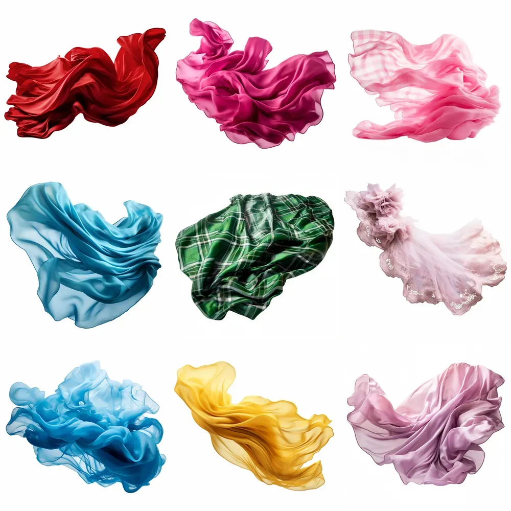 Isolated Floating Fabrics Midjourney Prompt PromptBase