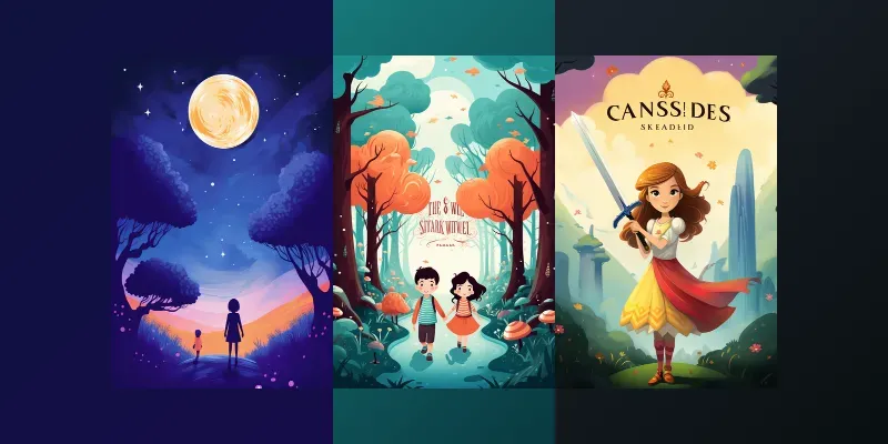 Premium Childrens Book Covers Midjourney Prompt | PromptBase