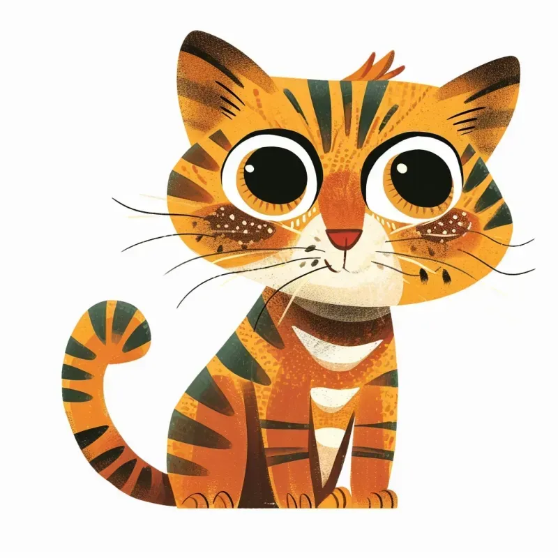 Nursery Childrens Book Animal Vector Art Midjourney Prompt | PromptBase