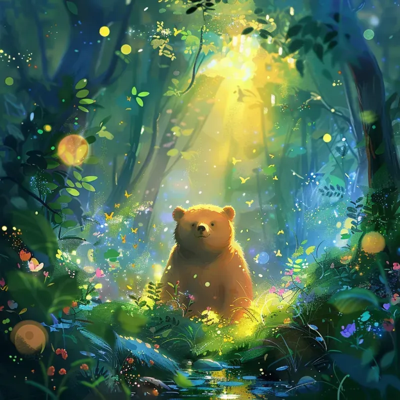 Whimsical Childrens Book Illustrations Midjourney Prompt | PromptBase