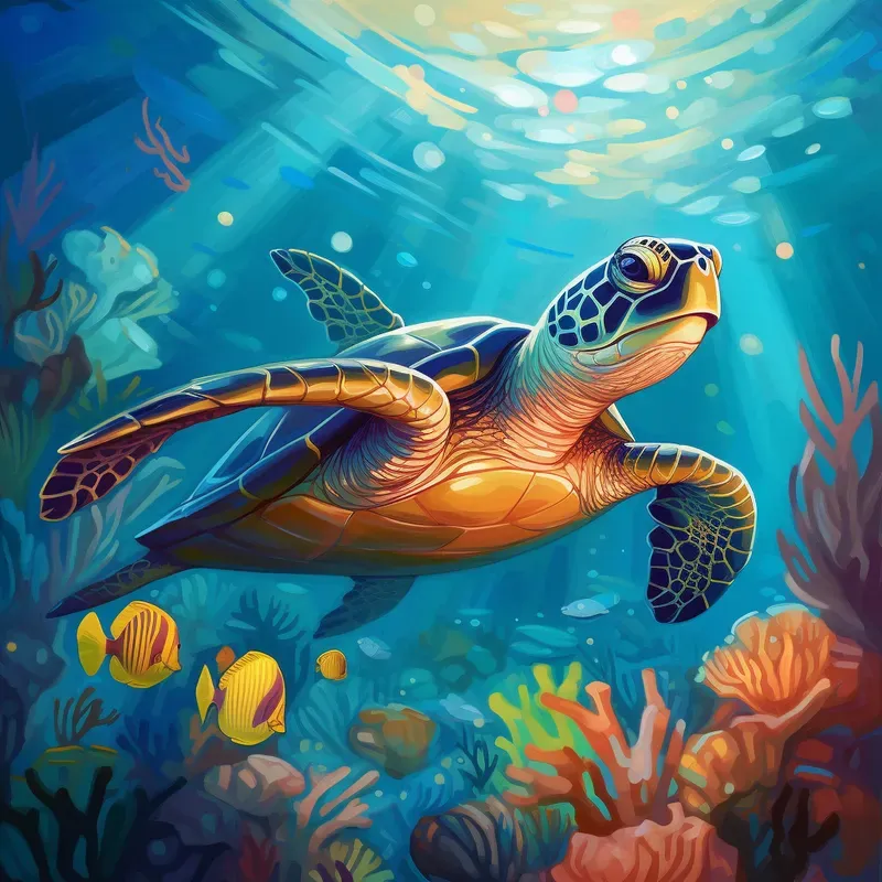 Under The Sea Images Midjourney Prompt | PromptBase