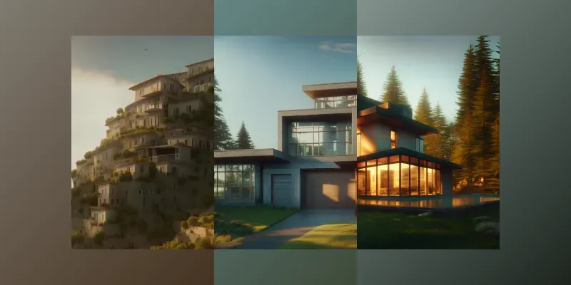 Architectural Homes In The Suburbs Stable Diffusion Prompt | PromptBase