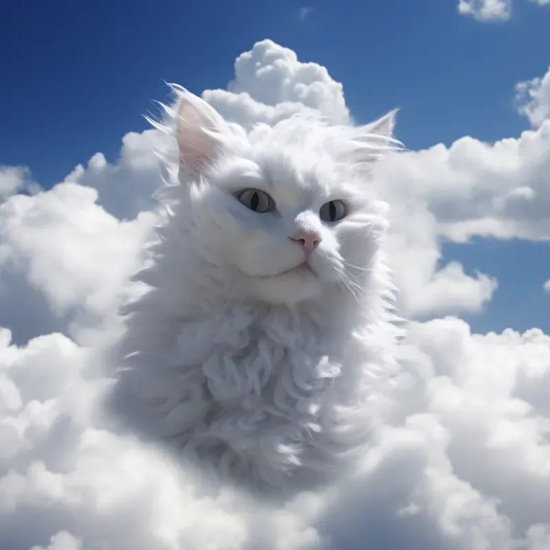 Animals Made Of Clouds Midjourney Prompt | PromptBase